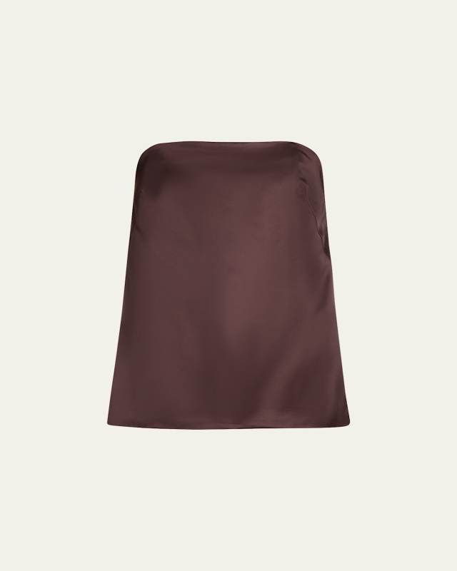 Ani Strapless Satin Top